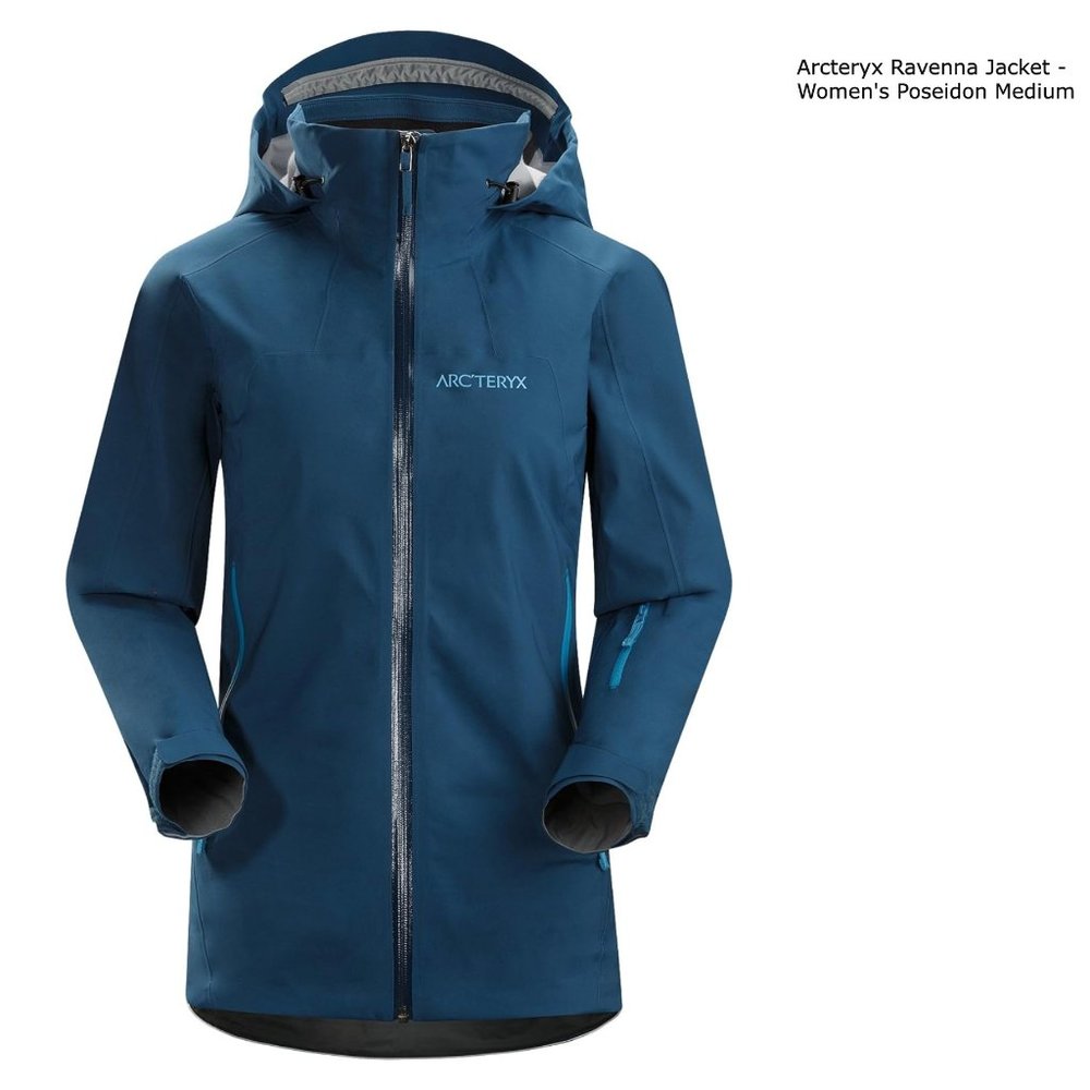 Arc'teryx Ravenna Jacket Poseidon Medium NWOT